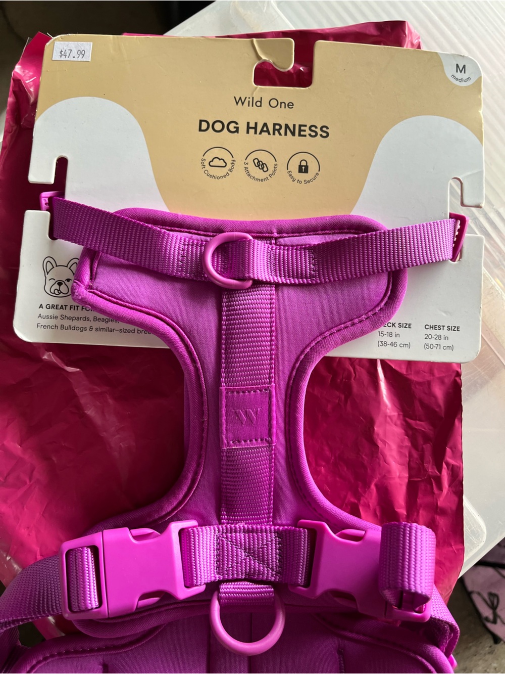 Wild one harness size s